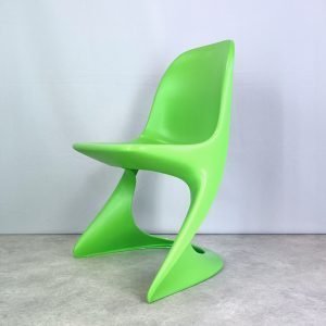 2 chairs Casalino Alexander Begge Casala space age green